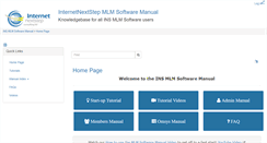 Desktop Screenshot of mlmsoftwaremanual.com
