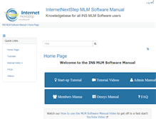 Tablet Screenshot of mlmsoftwaremanual.com